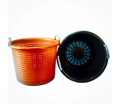 Fiskekurve, 44 liter i sort eller orange